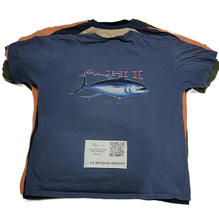 Recycle & Good Fish T-Shirts 49 pcs