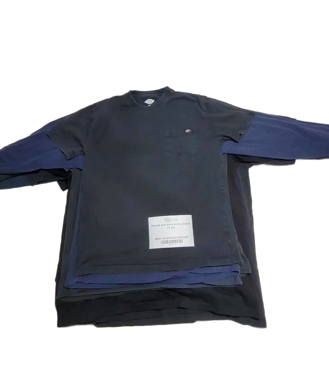 Recycle Just Black & Blue Blanks 14 pcs