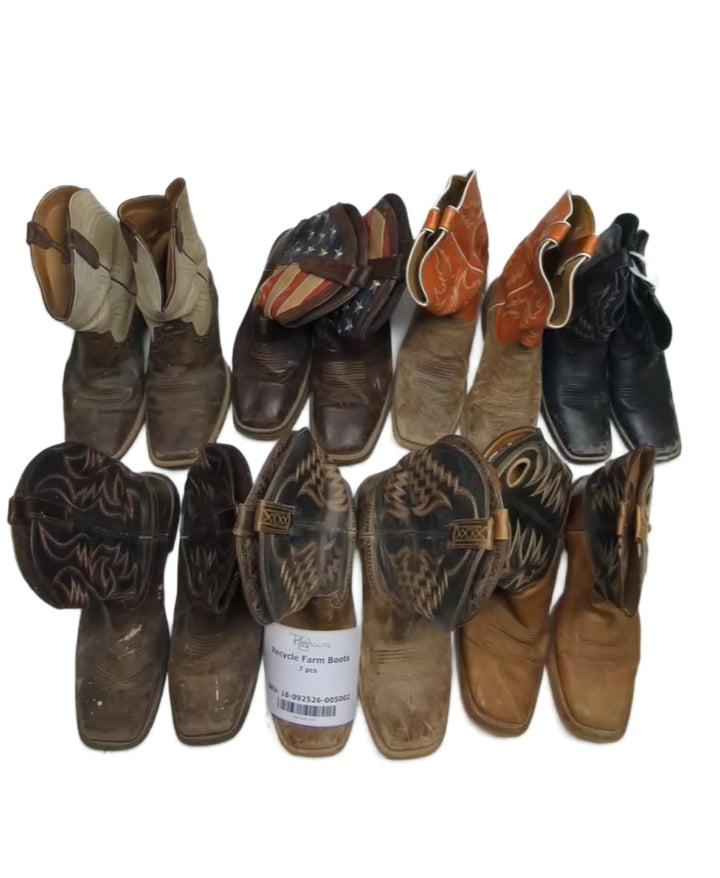 Recycle Farm Boots 7 pcs