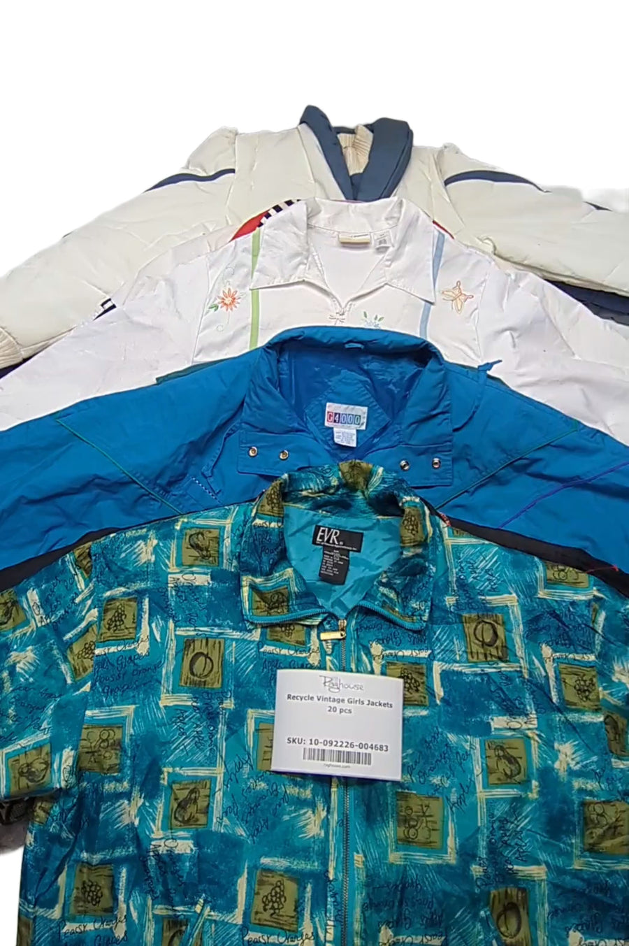 Recycle Vintage Girls Jackets 20 pcs