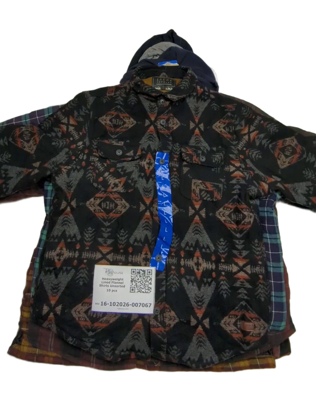 Heavyweight Lined Flannel Shirts Unsorted 10 pcs