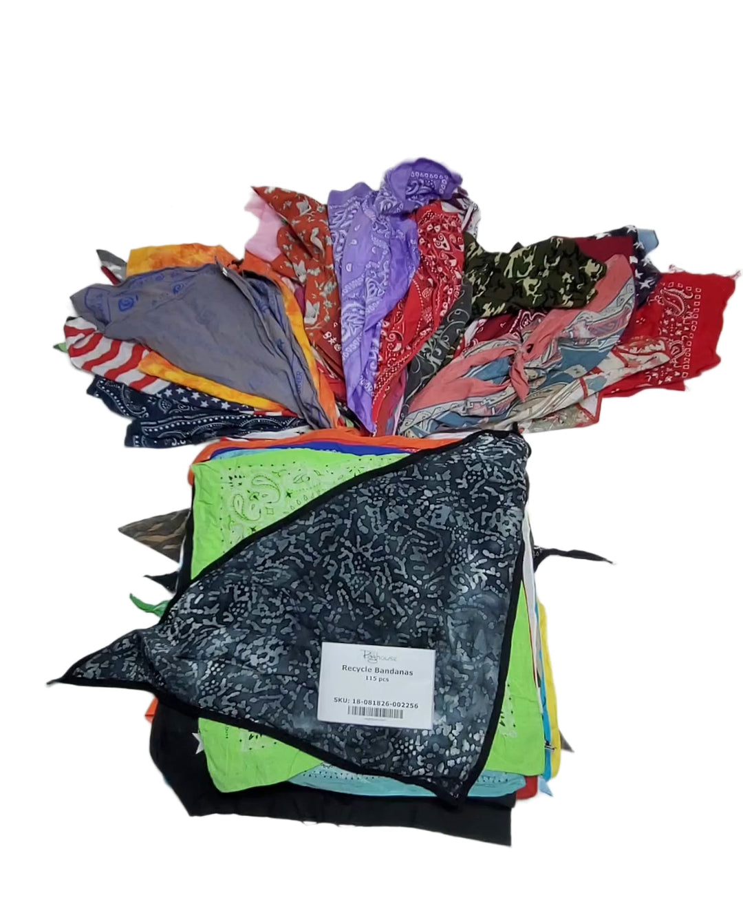 Recycle Bandanas 115 pcs
