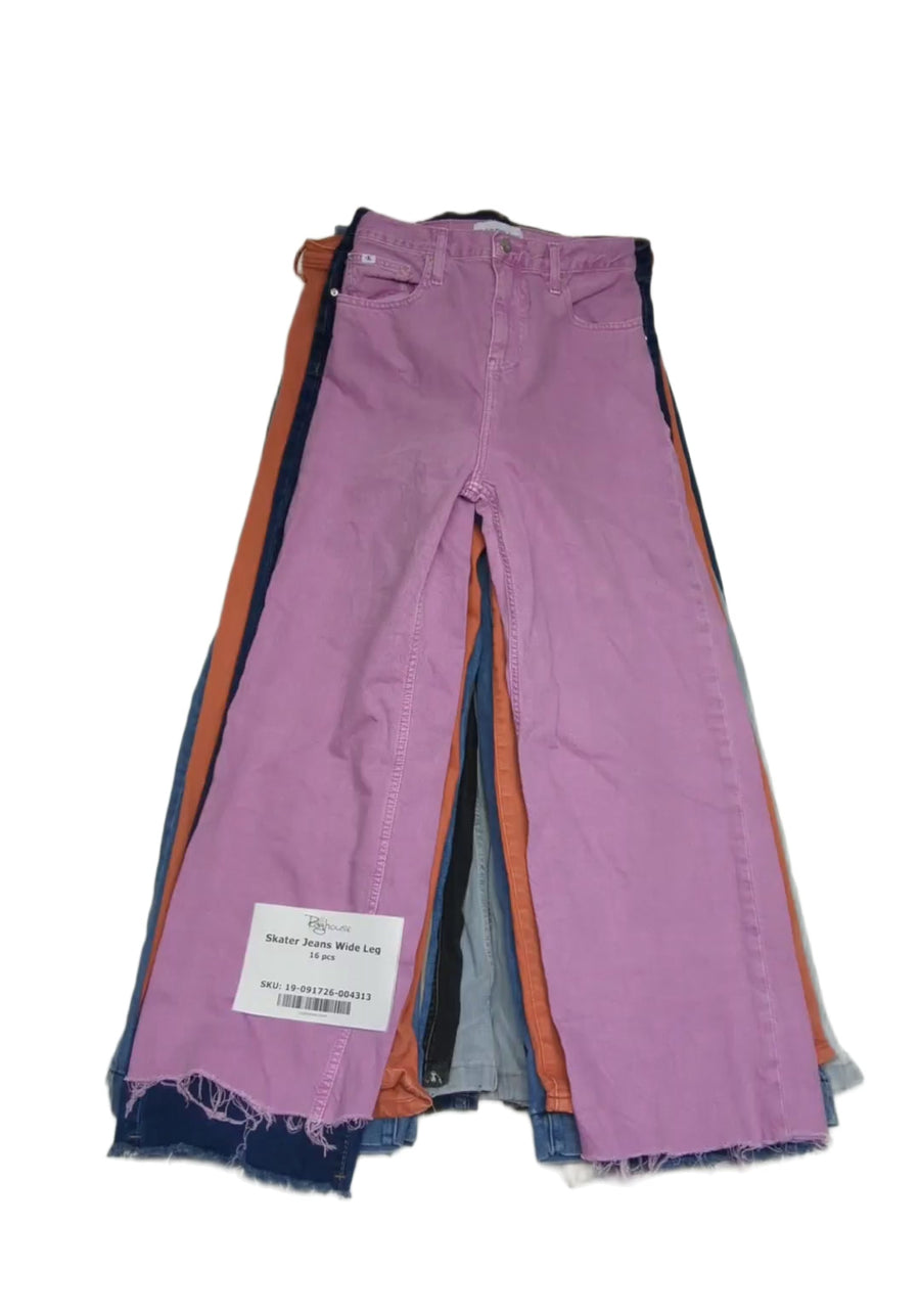 Skater Jeans Wide Leg 16 pcs