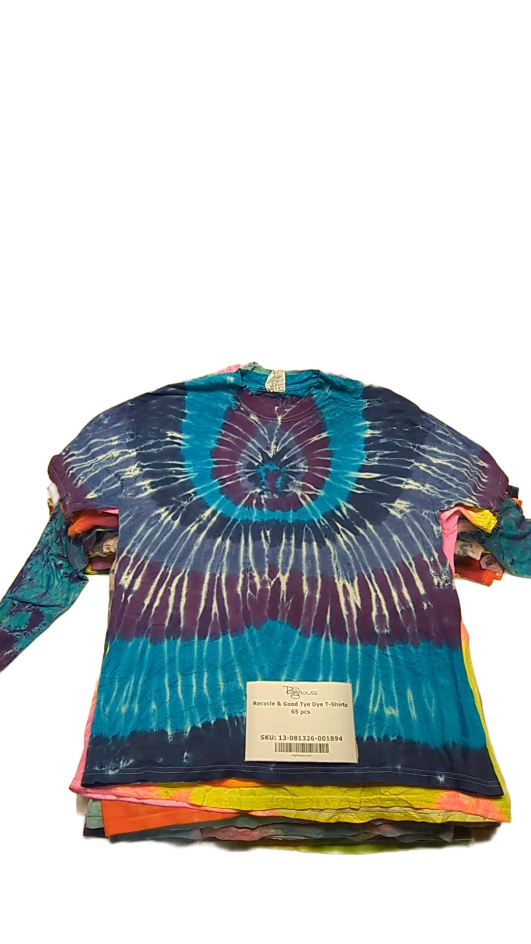 Recycle & Good Tye Dye T-Shirts 65 pcs