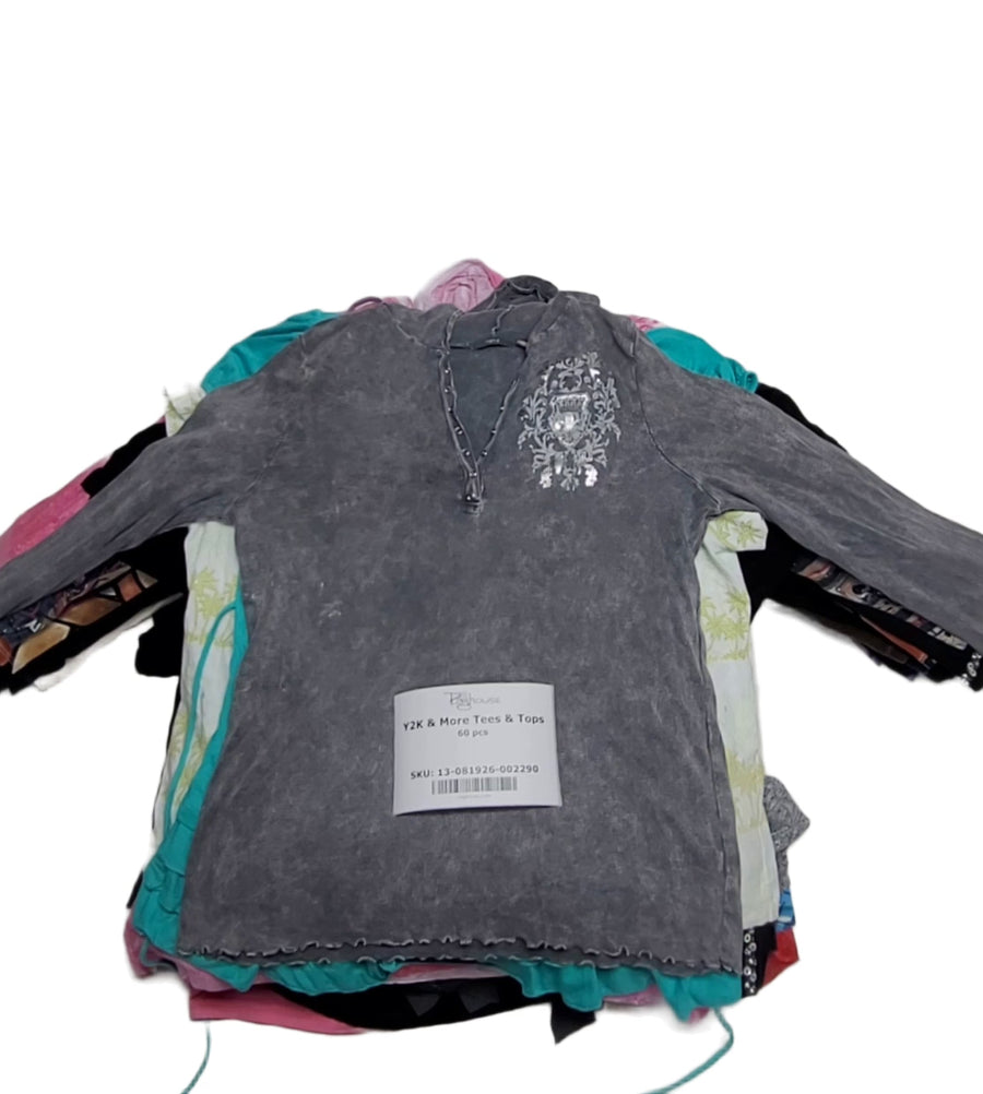 Y2K & More Tees & Tops 60 pcs