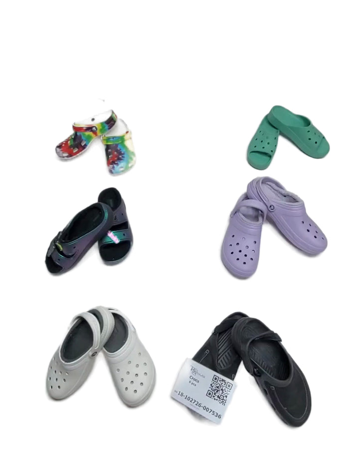 Crocs 6 pcs
