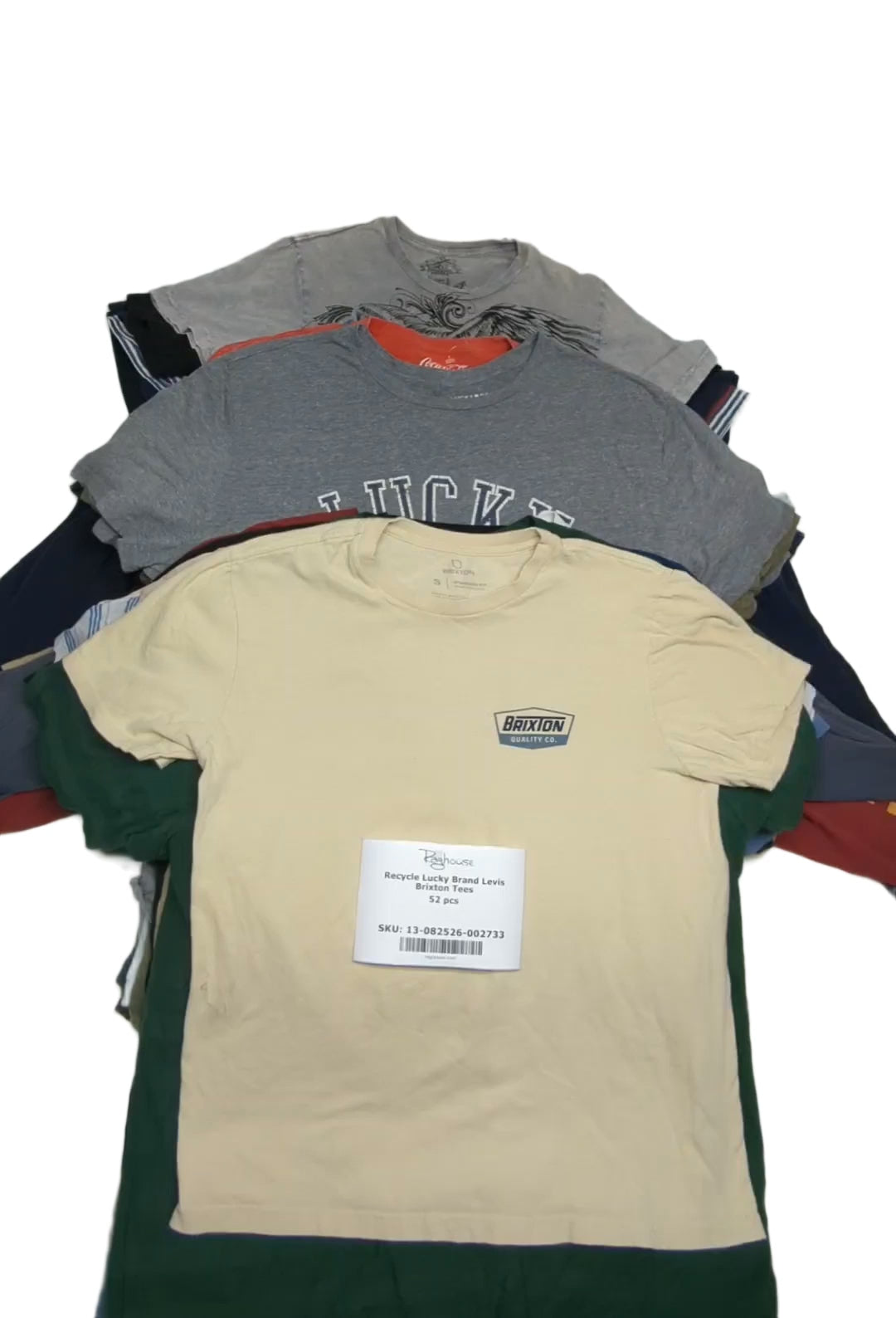 Recycle Lucky Brand Levis Brixton Tees 52 pcs