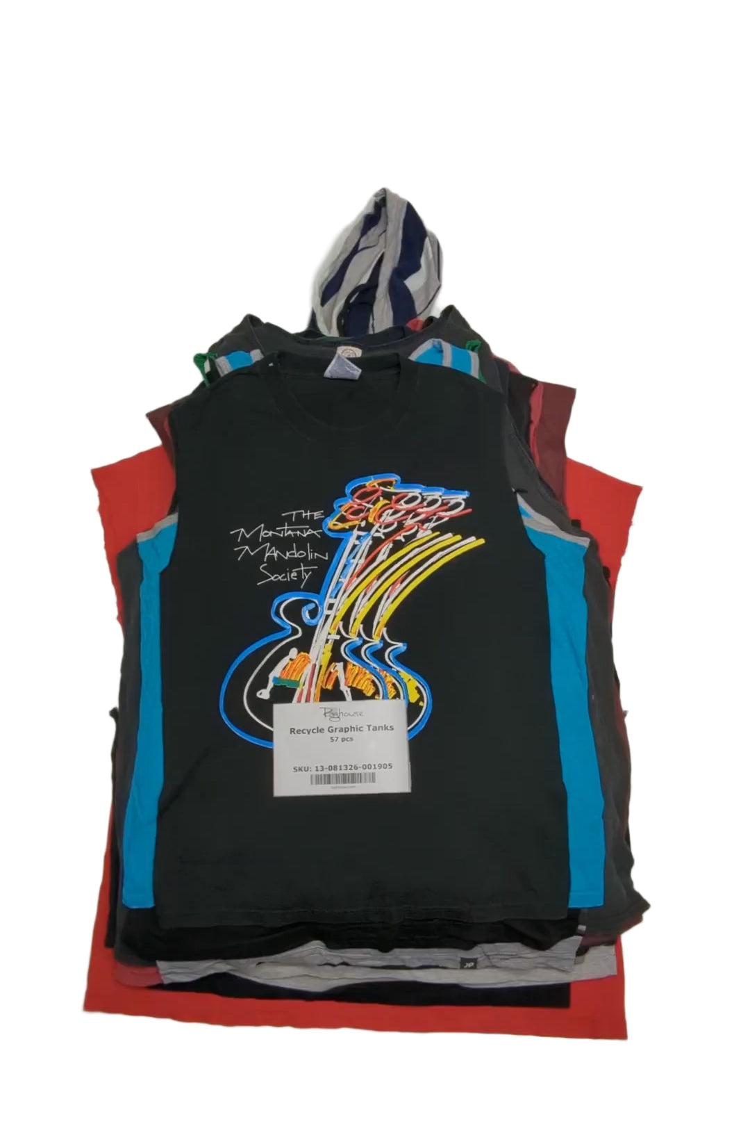 Recycle Graphic Tanks 57 pcs