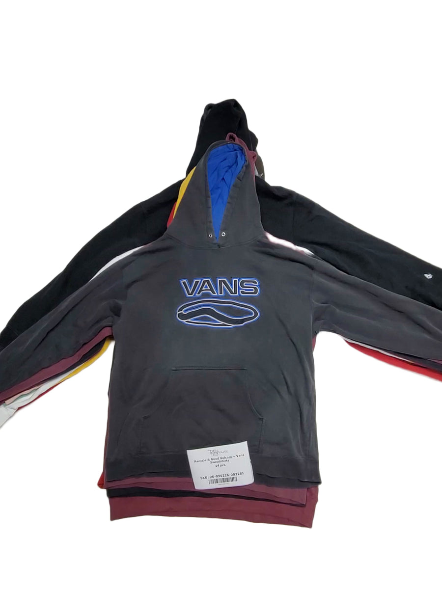 Recycle & Good Volcom + Vans Sweatshirts 14 pcs