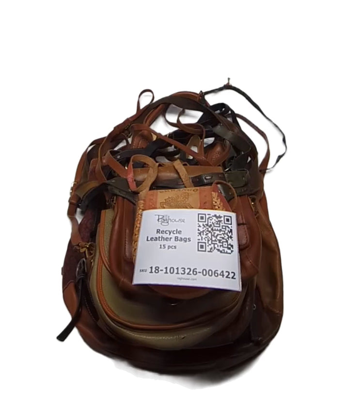 Recycle Leather Bags 15 pcs