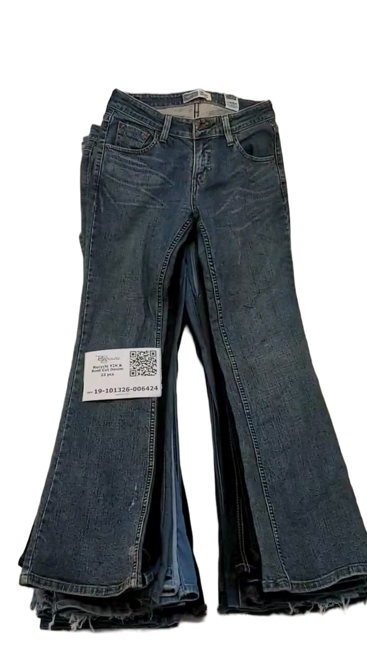 Recycle Y2K & Boot Cut Denim 23 pcs
