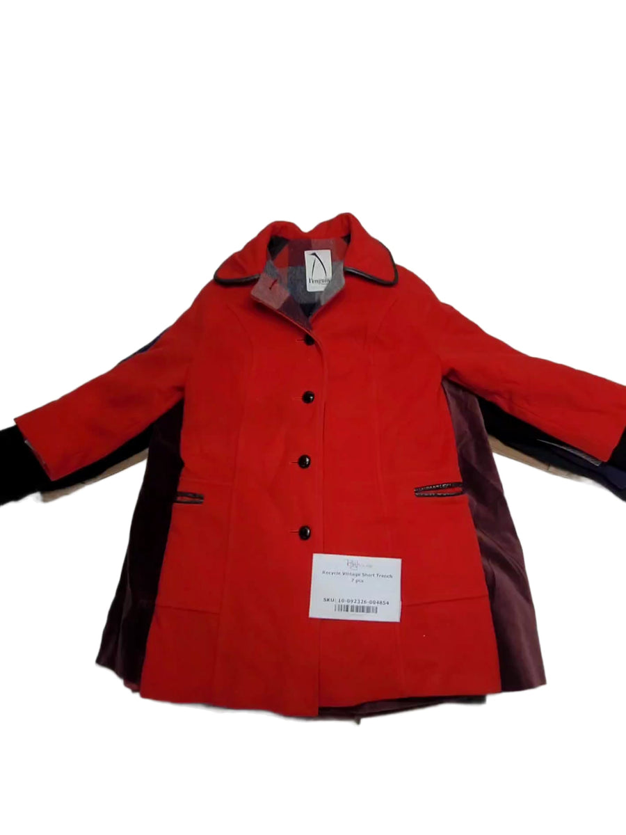 Recycle Vintage Short Trench 7 pcs