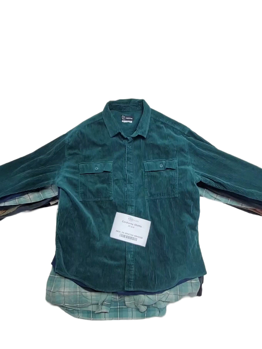 Corduroy Shirts 25 pcs