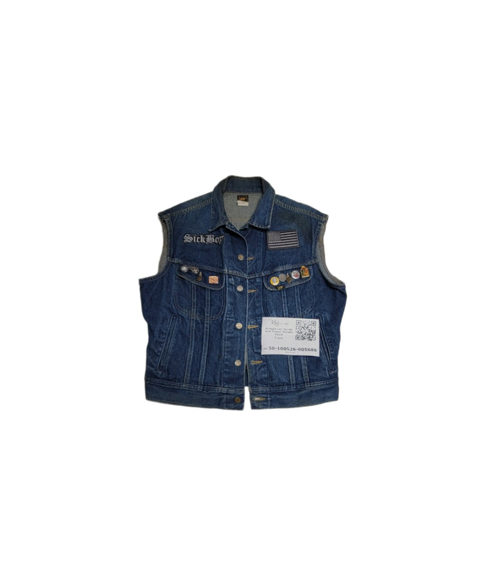 Vintage Lee Denim Vest Powell Peralta Patch 1 pc