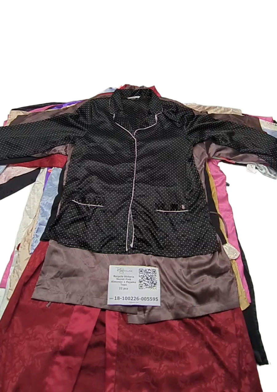 Recycle Victoria Secret Pink Kimonos + Pajama Tops 22 pcs