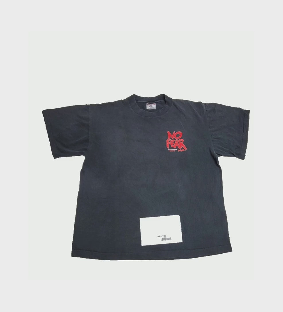Vintage No Fear T-Shirt Dangerous Sports Gear XL 1 pcs