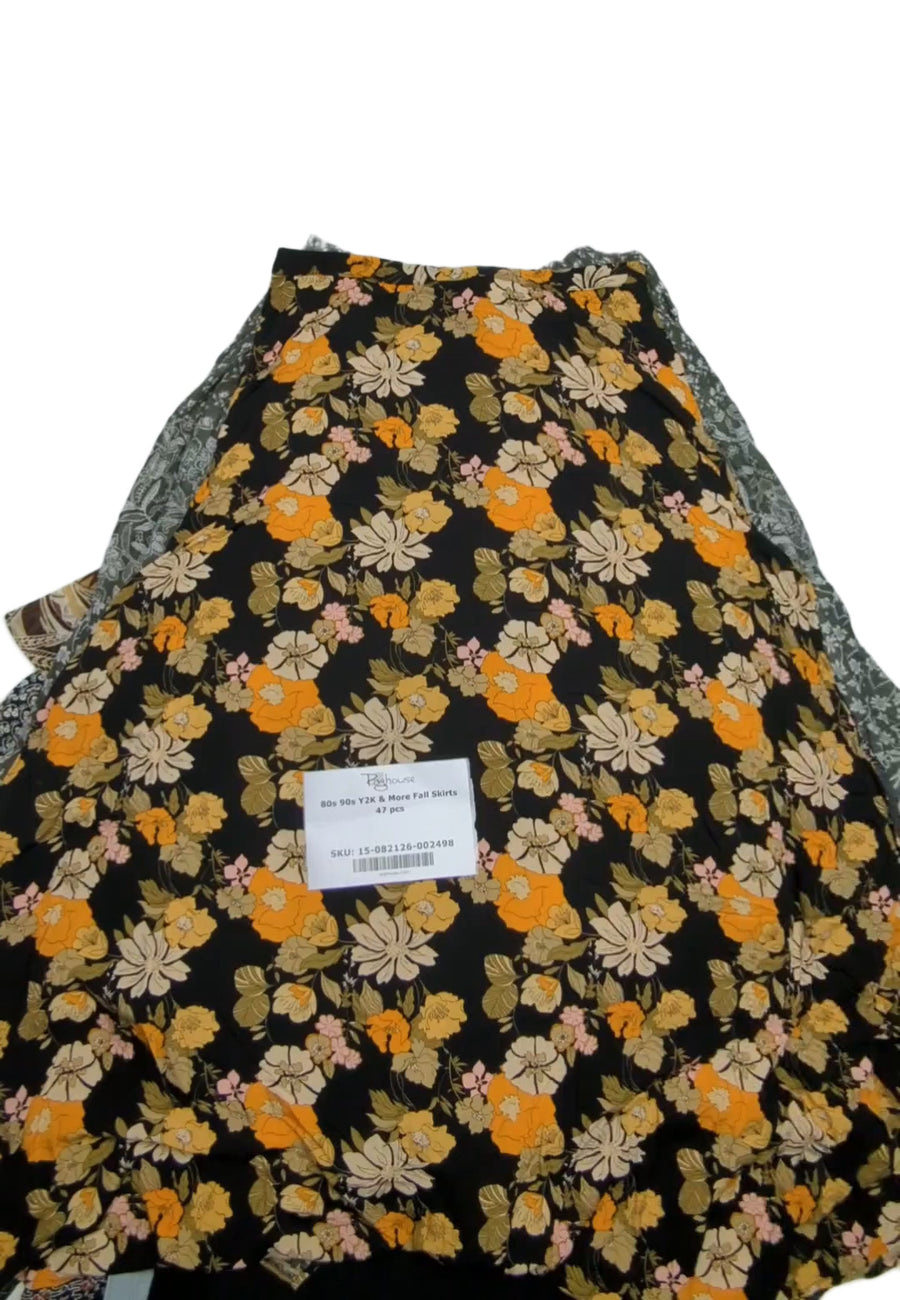 80s 90s Y2K & More Fall Skirts 47 pcs