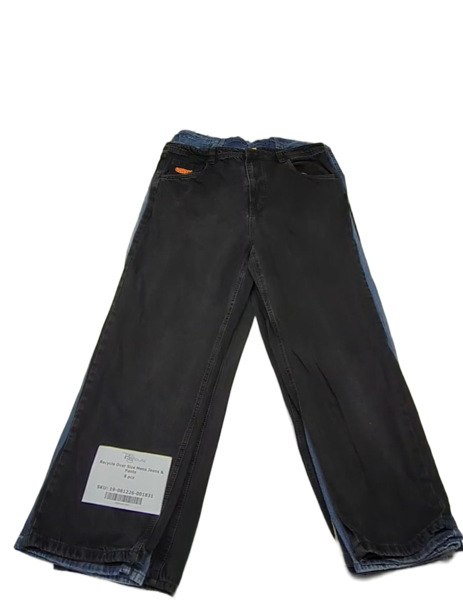 Recycle Over Size Mens Jeans & Pants 8 pcs