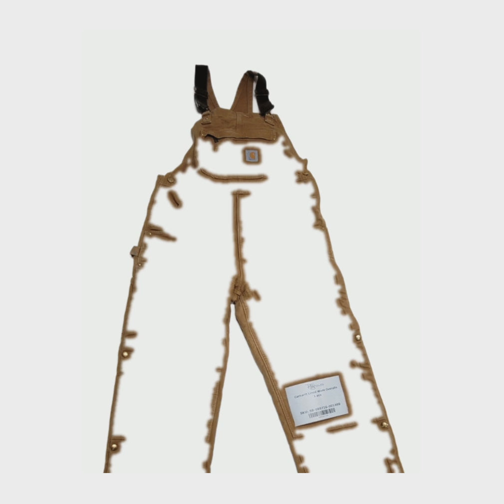 Carhartt Lined Work Overalls 1 pc