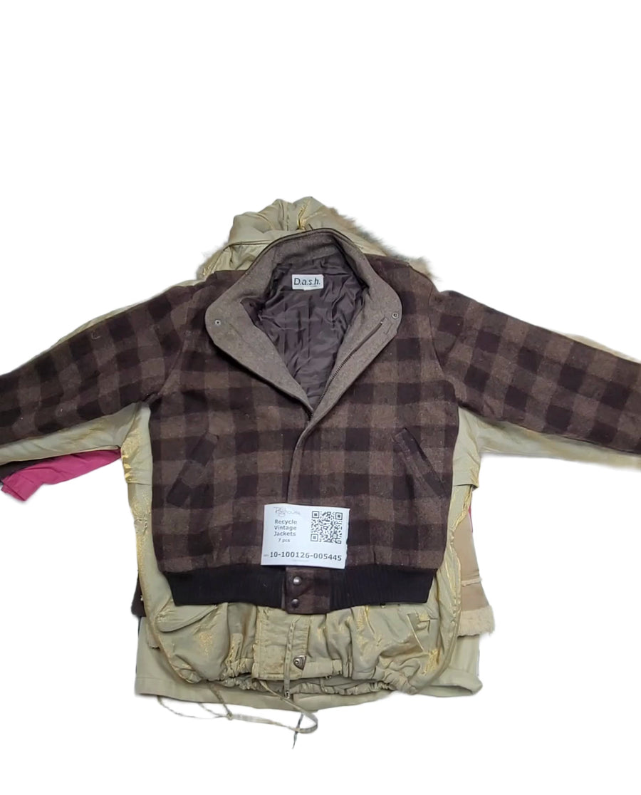 Recycle Vintage Jackets 7 pcs