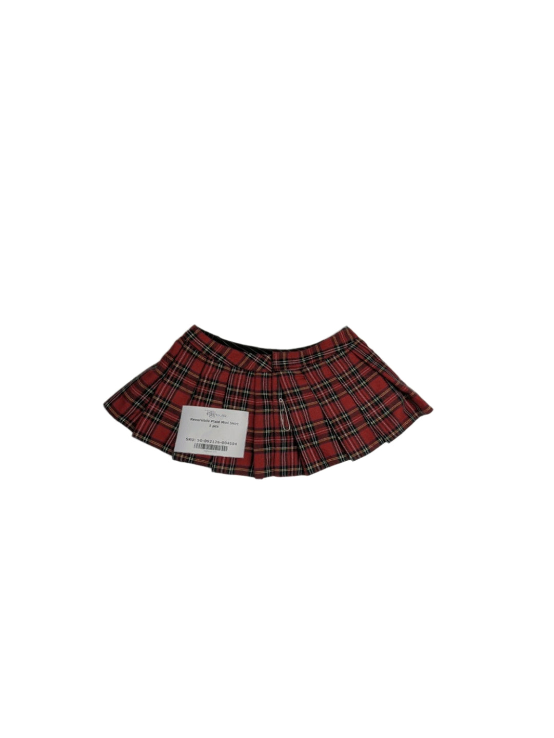 Reversible Plaid Mini Skirt 1 pc