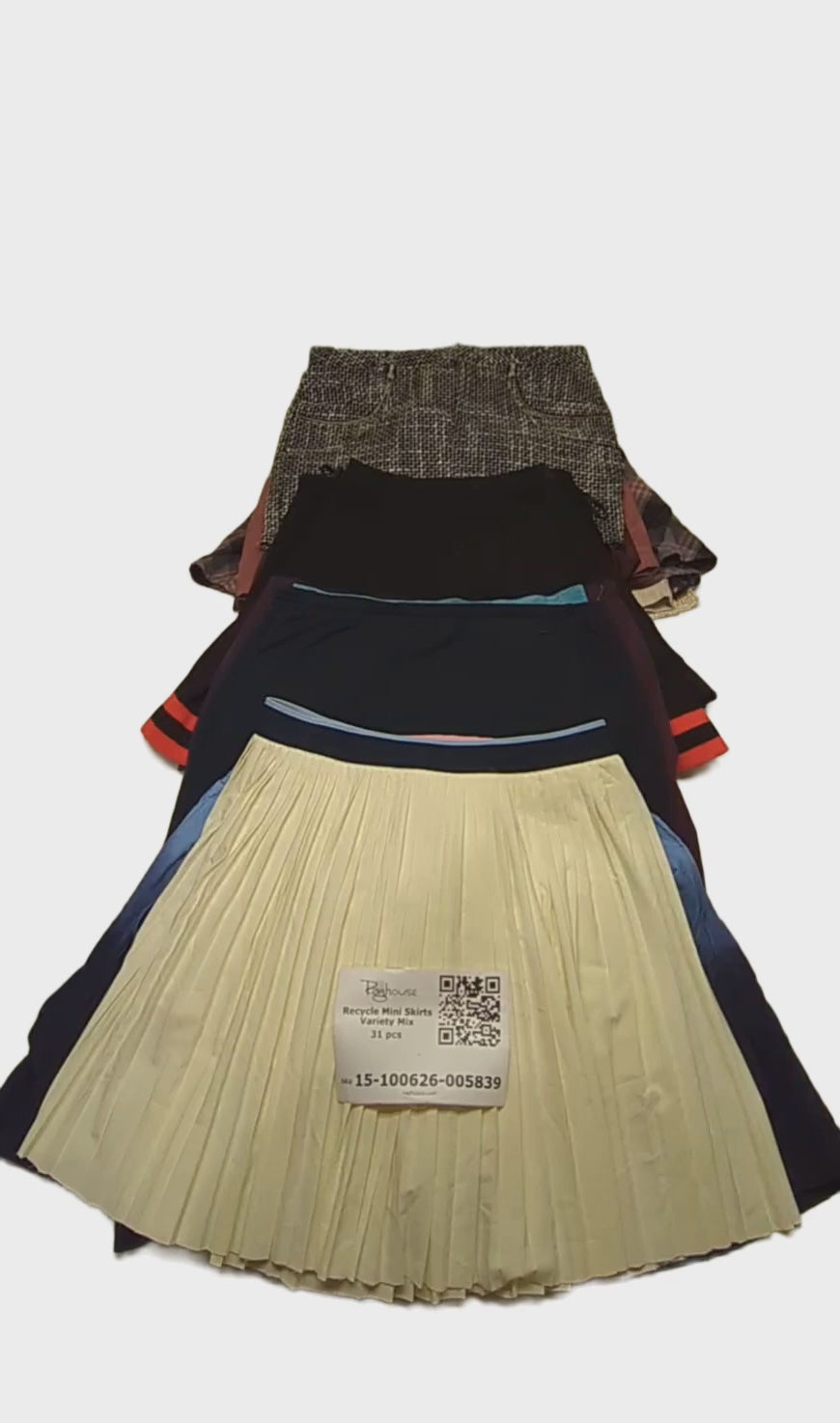 Recycle Mini Skirts Variety Mix 31 pcs