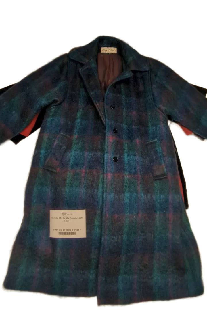Recycle 50s to 80s Trench Coats 7 pcs