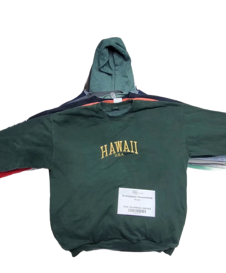 Destination Sweatshirts 29 pcs
