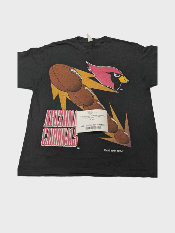 Vintage 1994 Arizona Cardinals Double Side Tee XL 1 pc