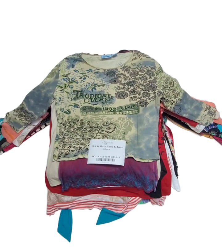 Y2K & More Tees & Tops 68 pcs