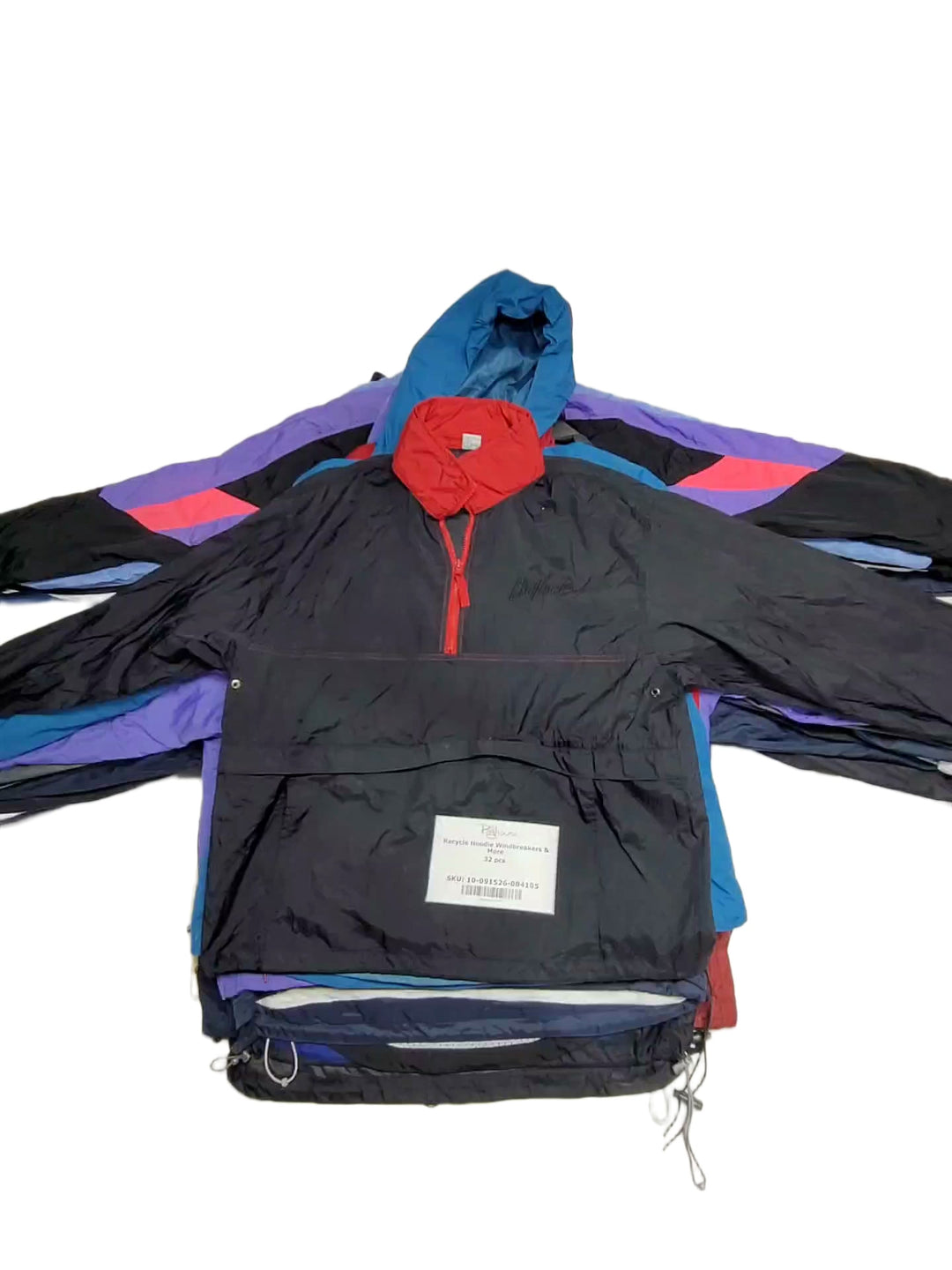 Recycle Hoodie Windbreakers & More 32 pcs