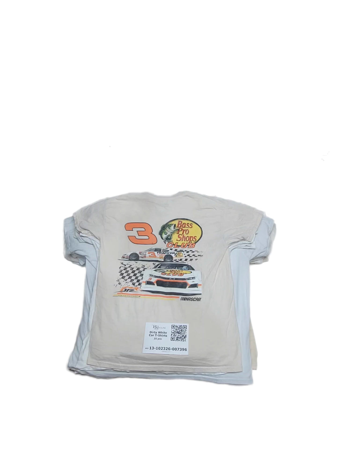 Dirty White Car T-Shirts 35 pcs