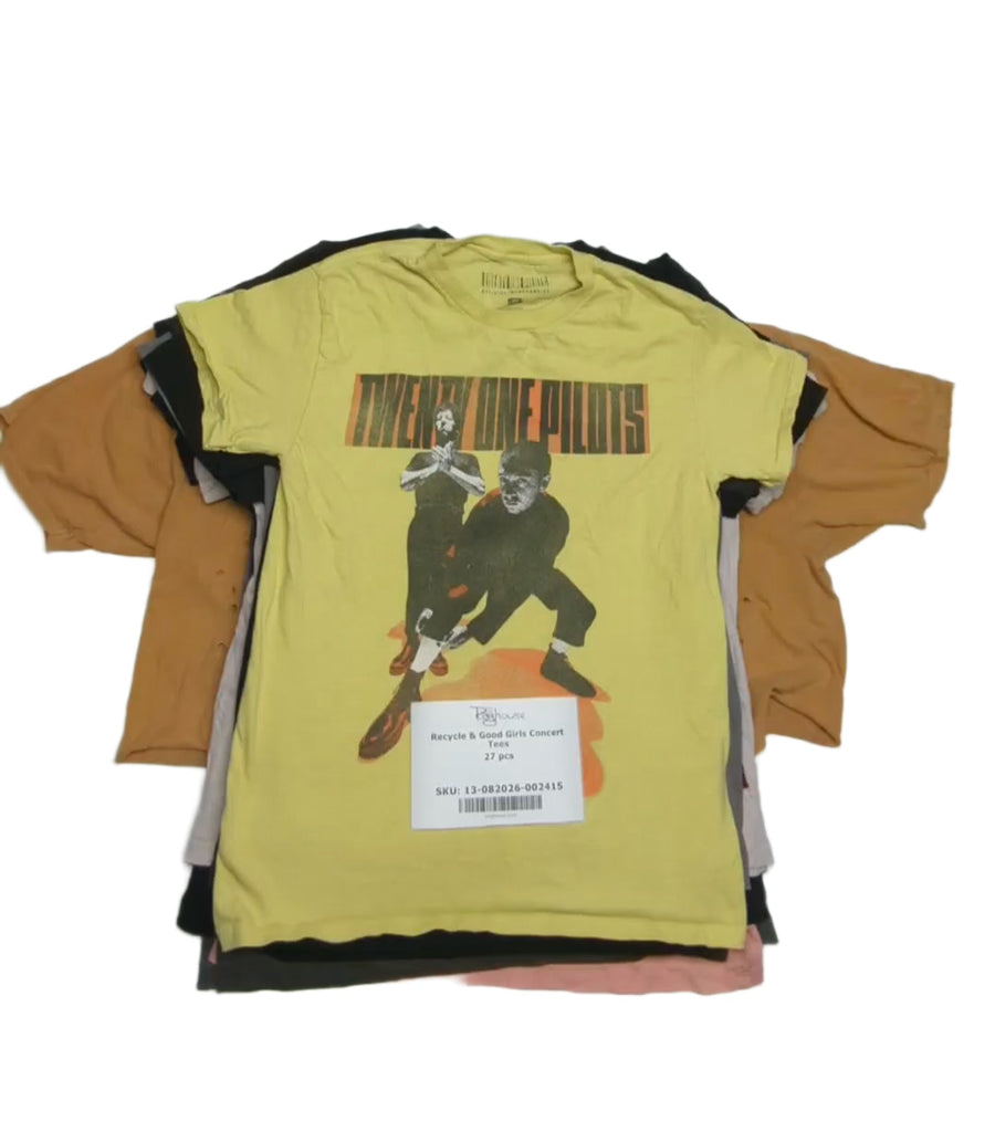 Recycle & Good Girls Concert Tees 27 pcs
