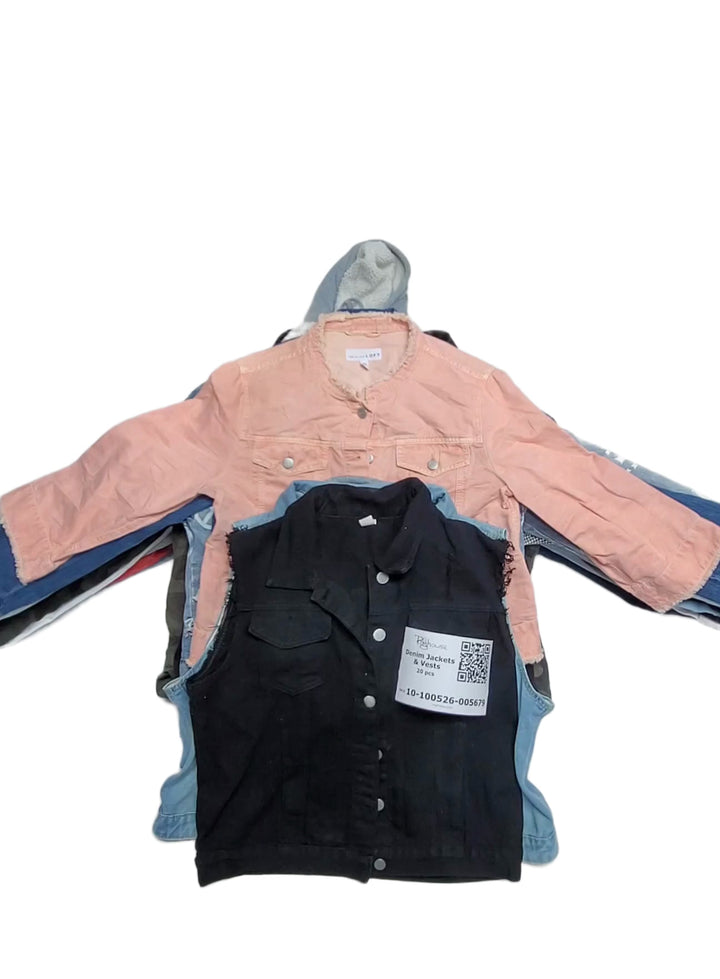 Denim Jackets & Vests 20 pcs