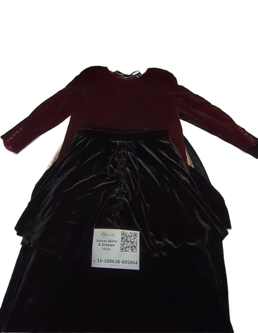 Velvet Skirts & Dresses 18 pcs