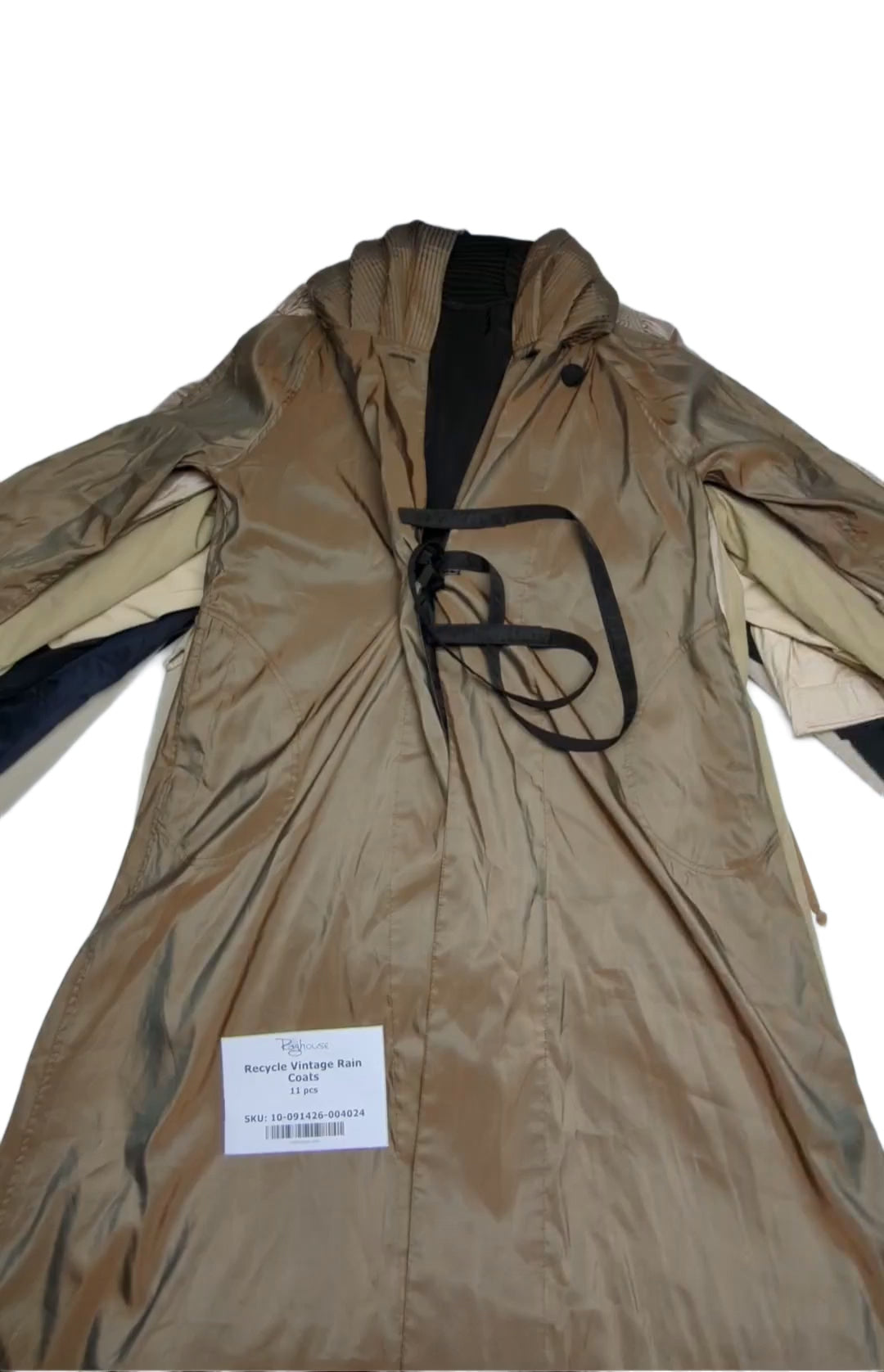 Recycle Vintage Rain Coats 11 pcs