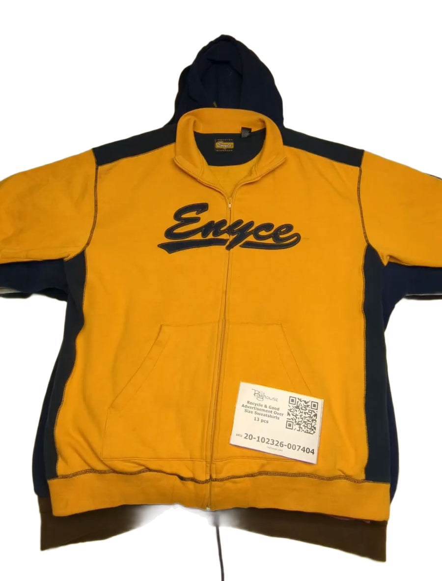 Recycle & Good Advertisement Over Size Sweatshirts 13 pcs