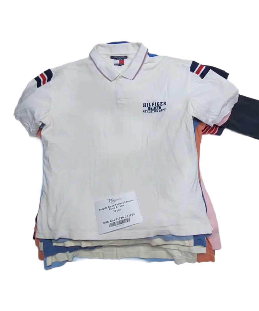 Recycle Ralph Tommy Lacoste Polos & Tees 39 pcs