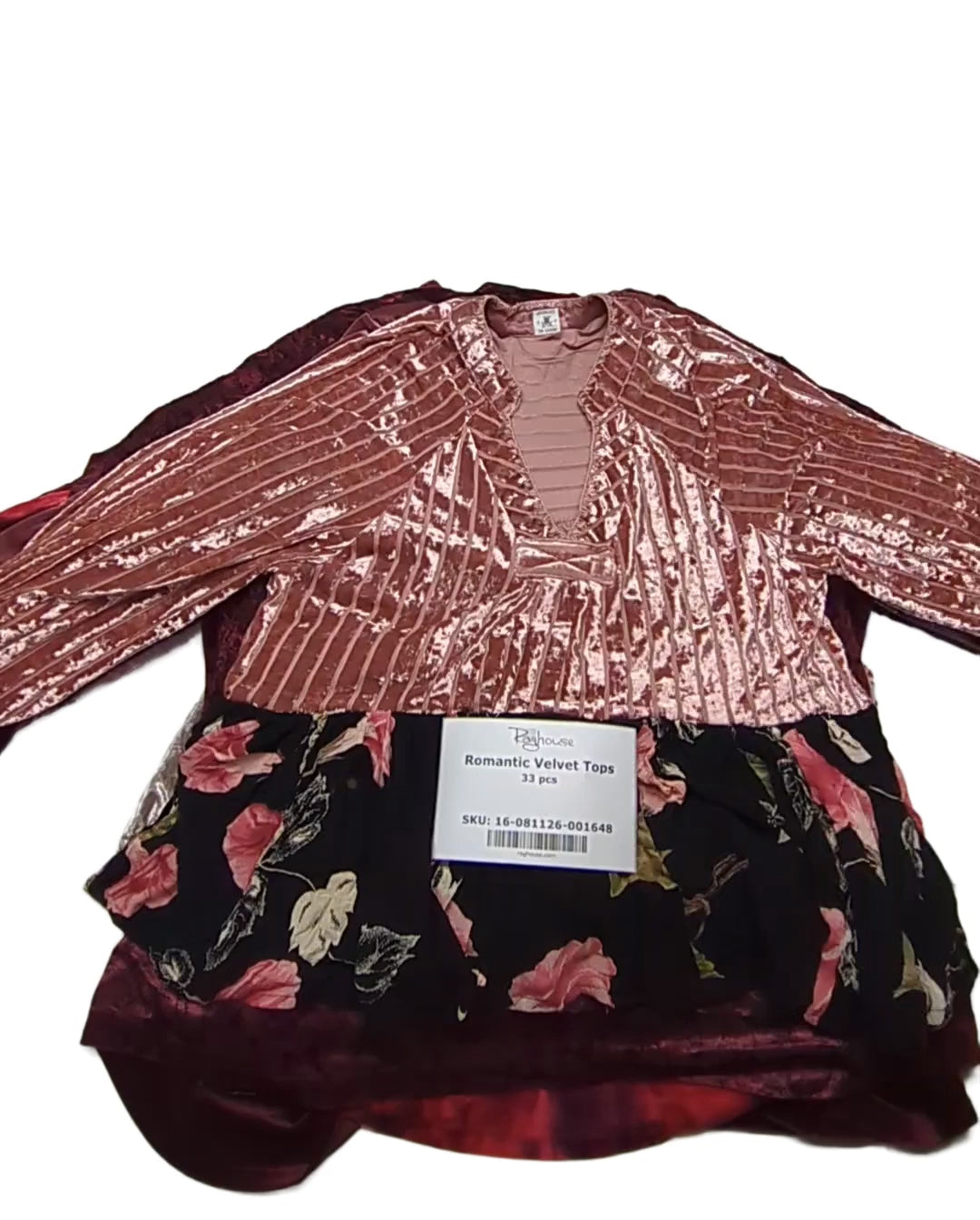 Romantic Velvet Tops 33 pcs