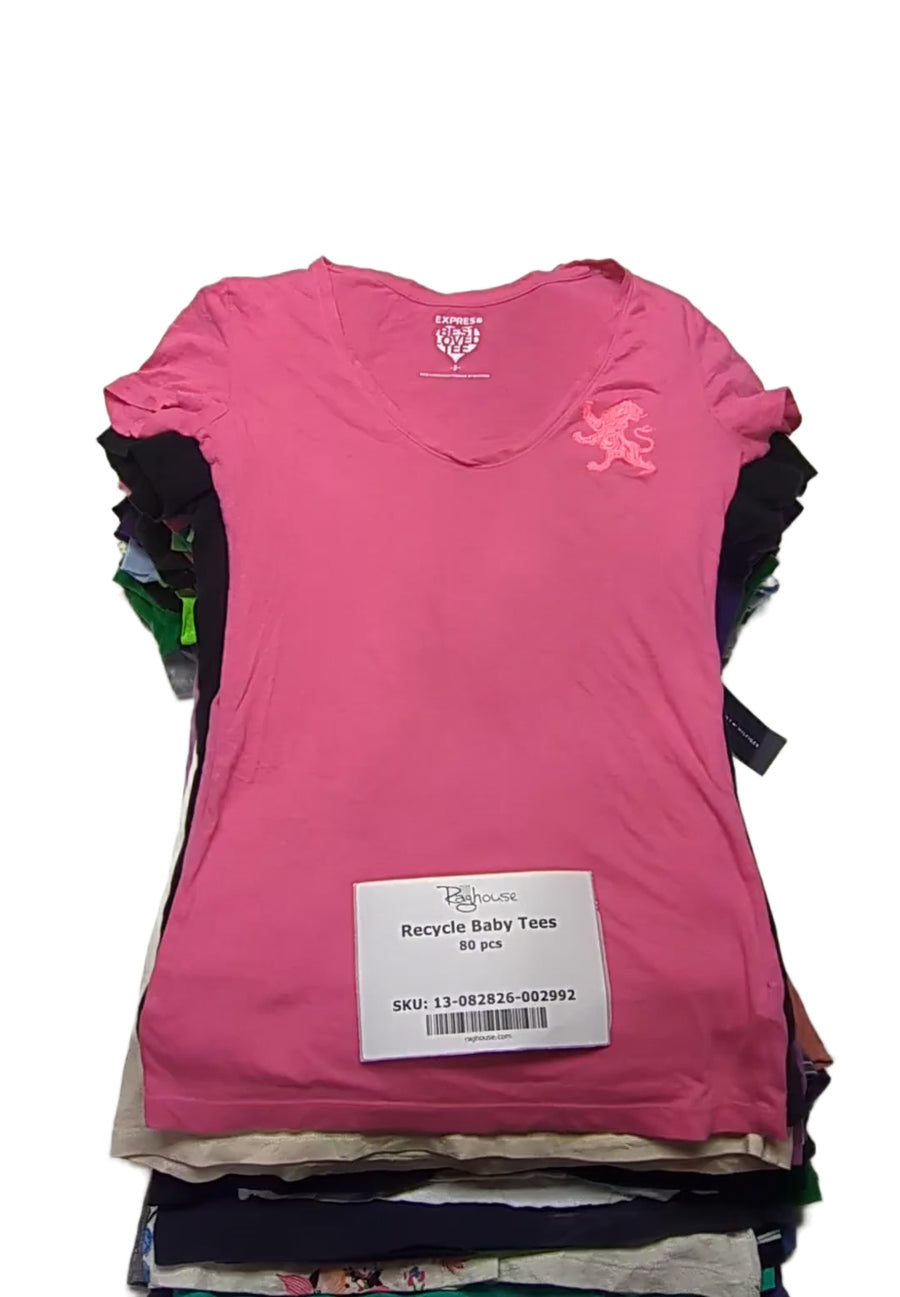 Recycle Baby Tees 80 pcs