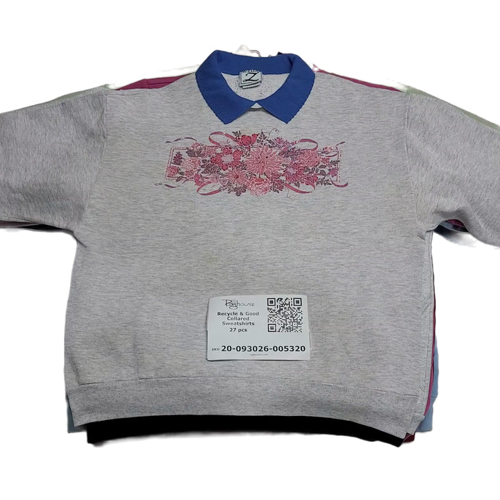 Recycle & Good Collared Sweatshirts 27 pcs