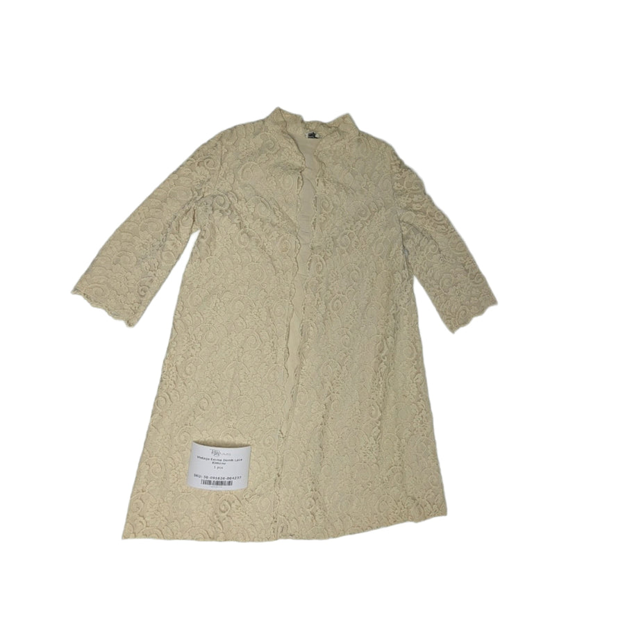 Vintage Emma Domb Lace Kimono 1 pc