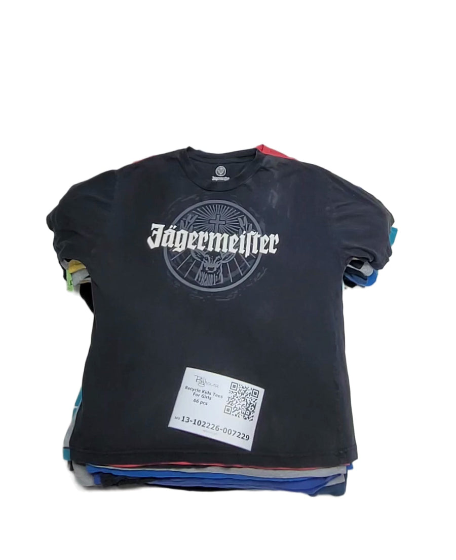 Recycle Kids Tees For Girls 66 pcs
