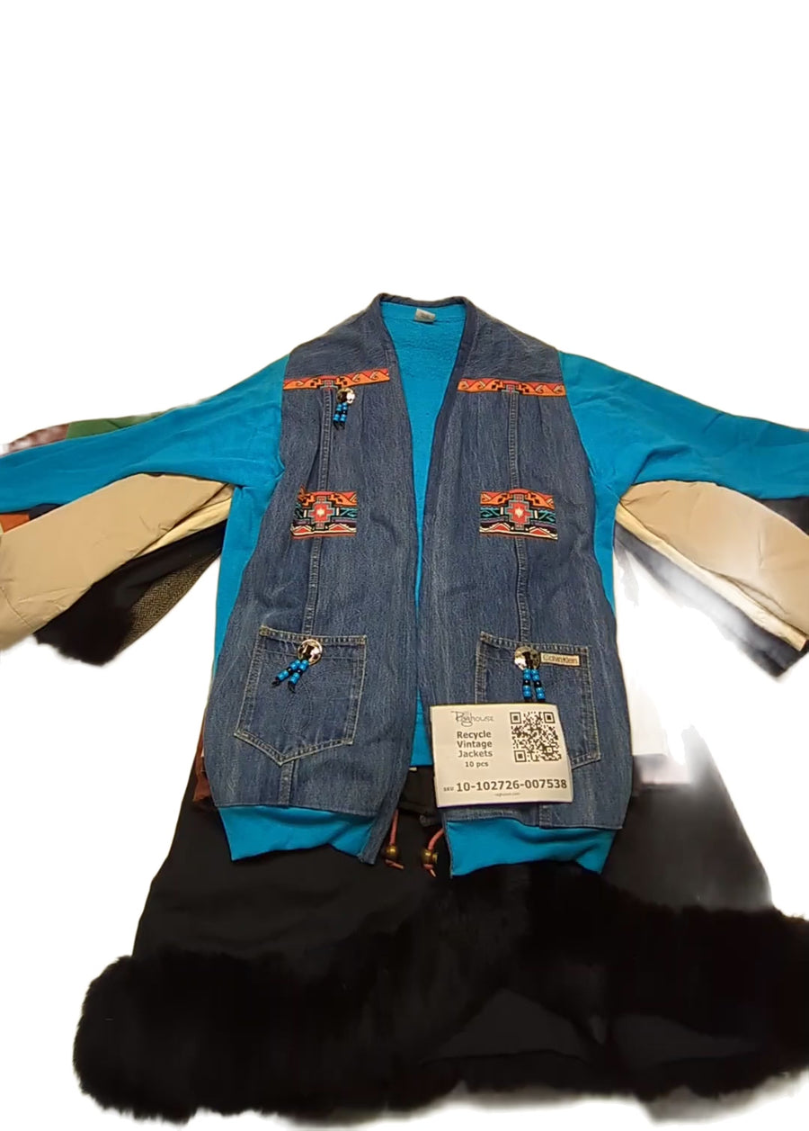 Recycle Vintage Jackets 10 pcs
