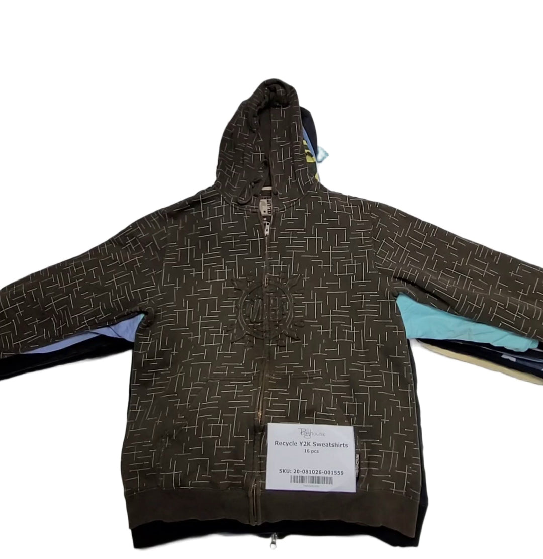 Recycle Y2K Sweatshirts 16 pcs