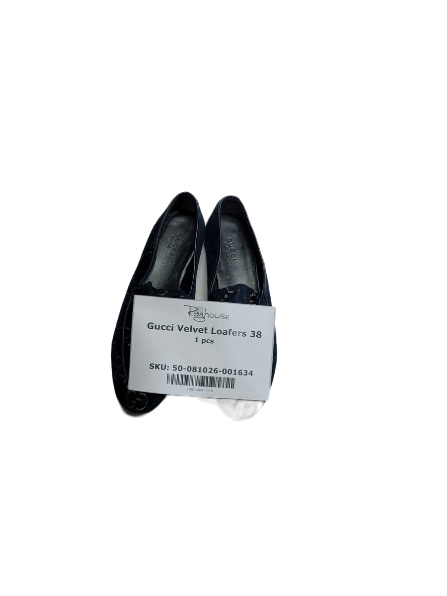Gucci Velvet Loafers 38 1 pc