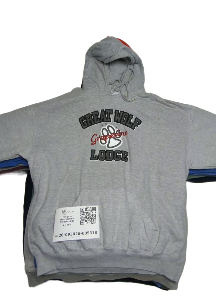 Recycle Destination Sweatshirts 21 pcs