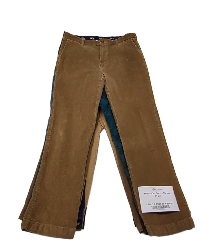 Mens Corduroy Pants 14 pcs