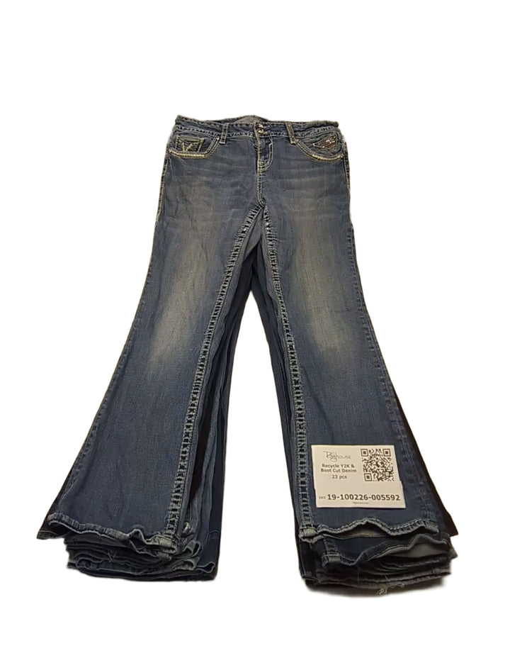 Recycle Y2K & Boot Cut Denim 23 pcs
