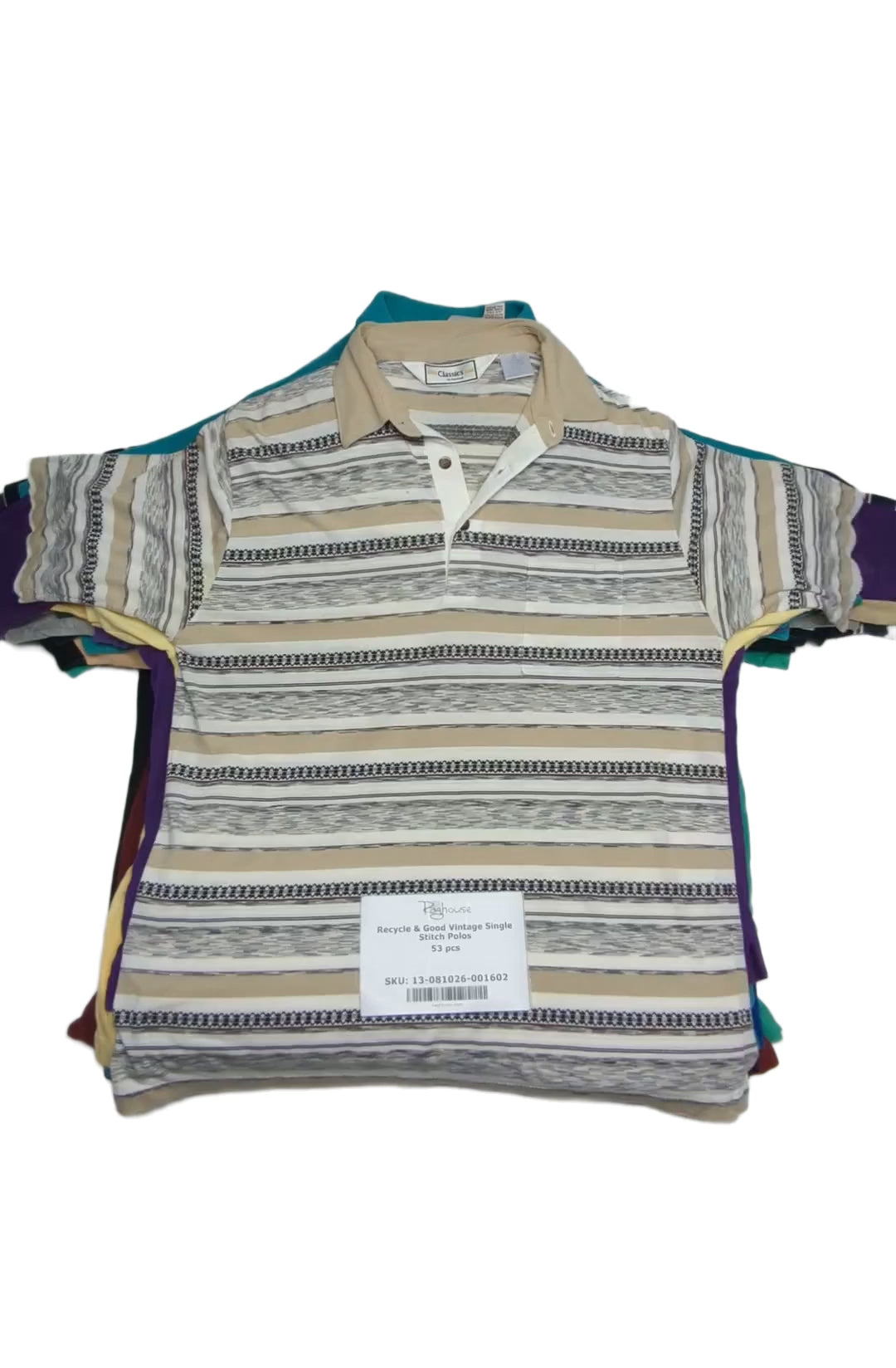 Recycle & Good Vintage Single Stitch Polos 53 pcs